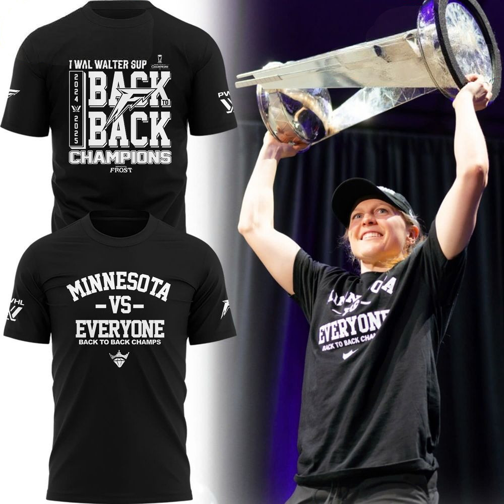 Minnesota Frost vs Everyone Back To Back Champions Shirt Gifts For Fans