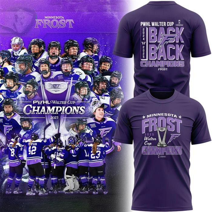 Minnesota Frost vs Everyone PWHL Walter Cup 2025 Champion Shirt Best Gifts For Hockey Fans