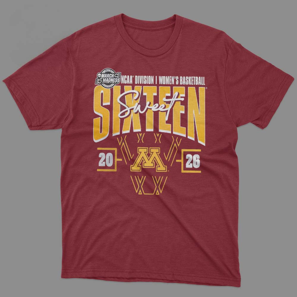 Minnesota Golden Gophers Women's Basketball 2026 T-Shirt NCAA March Madness Merch