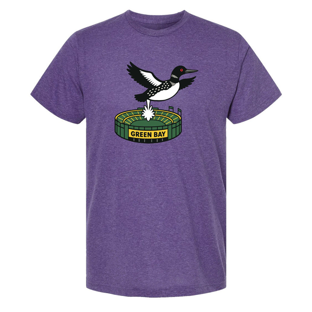 Minnesota Merch Loon Pooping On Green Bay Minnesota T-Shirt Gift Ideas For Him Minnesota Merch Loon Pooping On Green Bay Minnesota T-Shirt Gift Ideas For Him