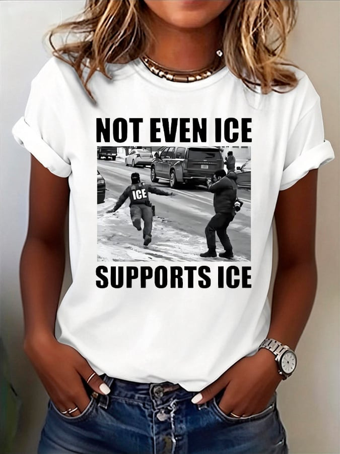 Minnesota Strong T-Shirt Not Even ICE Supports ICE Shirt FDT Merch Gifts For Wife