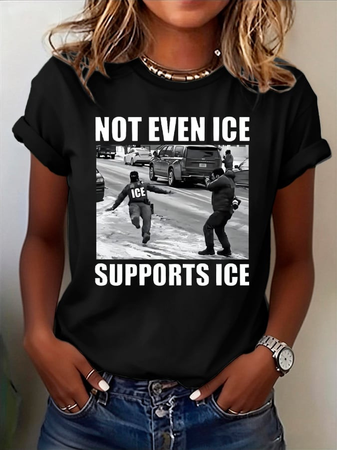 Minnesota Strong T-Shirt Not Even ICE Supports ICE Shirt FDT Merch Gifts For Wife