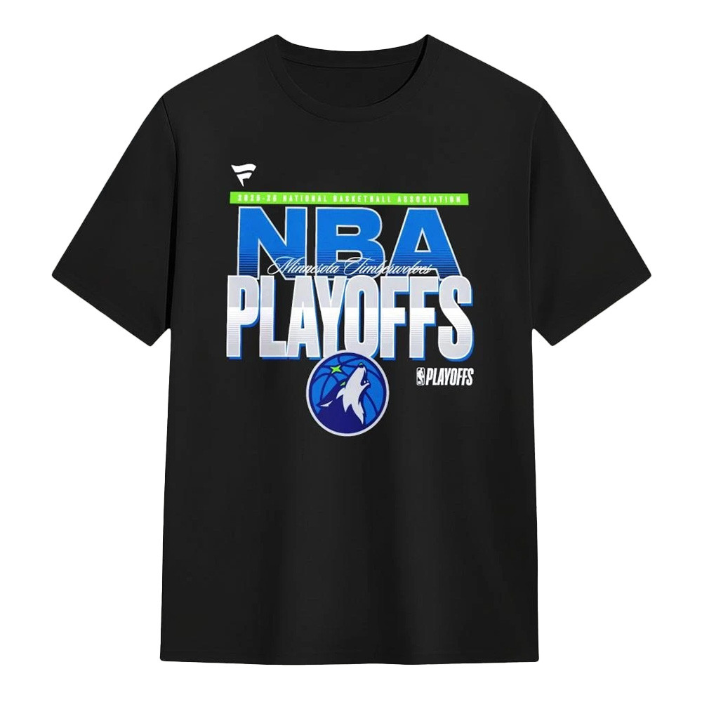 Minnesota Timberwolves 2026 NBA Playoffs T-Shirt Minnesota Timberwolves Merch Basketball Gear