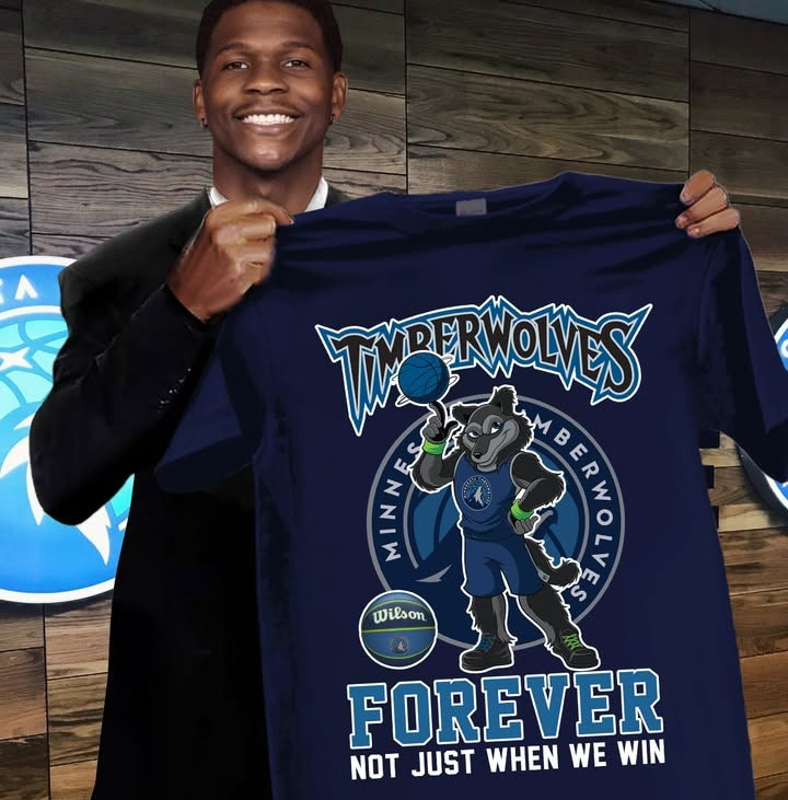 Minnesota Timberwolves Forever Shirt Not Just When We Win Basketball Lover Fan Merch Gifts