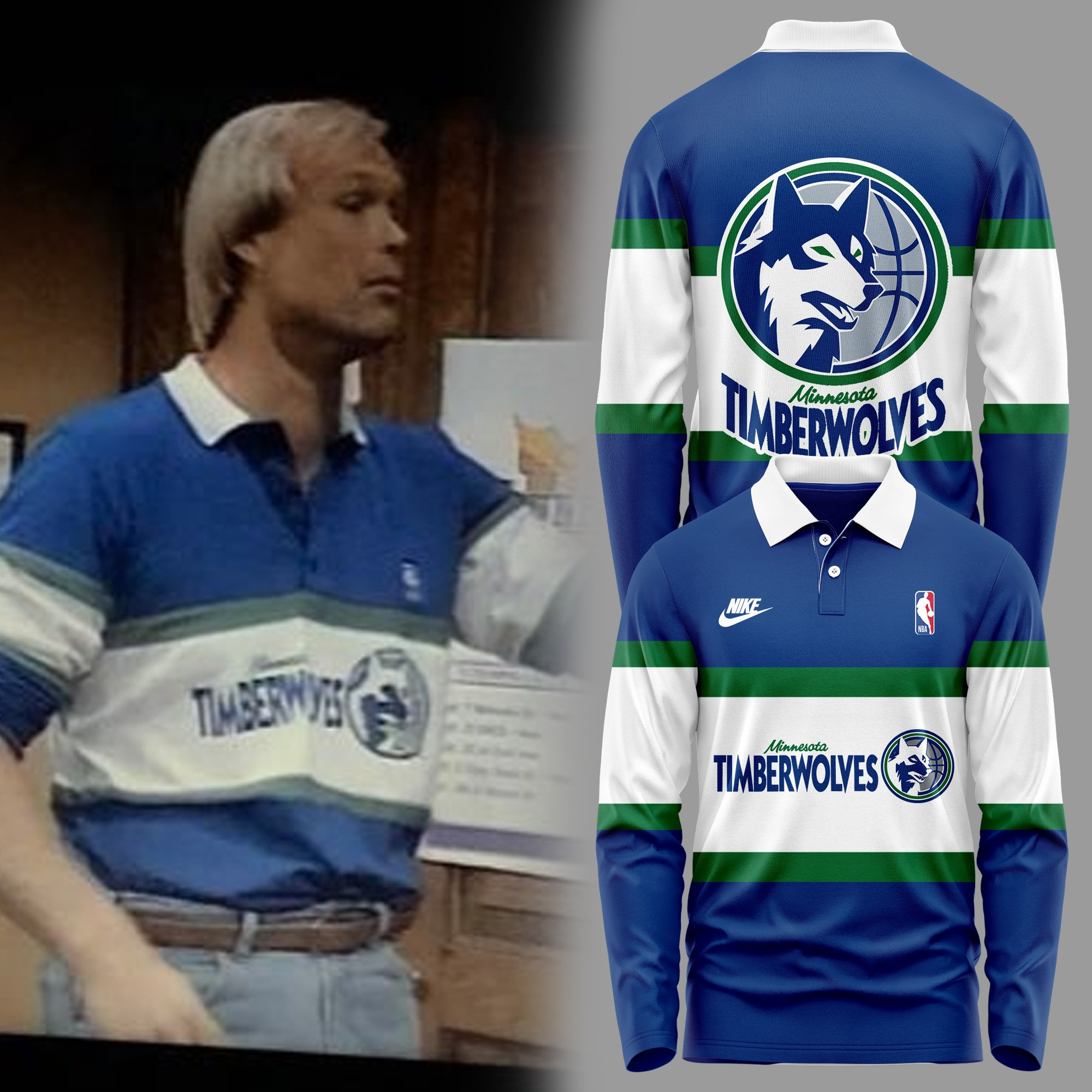 Minnesota Timberwolves Retro Sweatshirt Basketball Gifts For Minnesota Timberwolves Fans