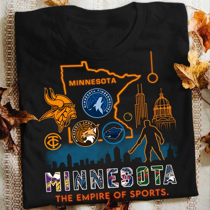 Minnesota Timberwolves T-Shirt The Empire Of Sports Gift For Fans