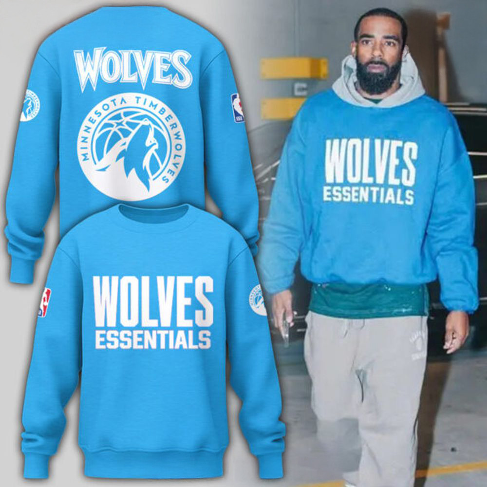 Minnesota Timberwolves x Essentials Limited Sweatshirt Best Gifts For Basketball Lovers