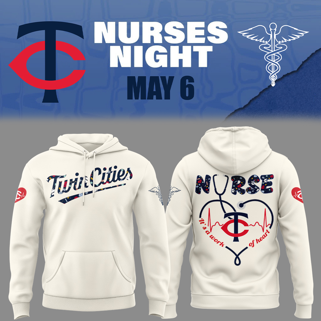 Minnesota Twins Baseball Nurses Night Hoodie Gift Ideas For Baseball Players