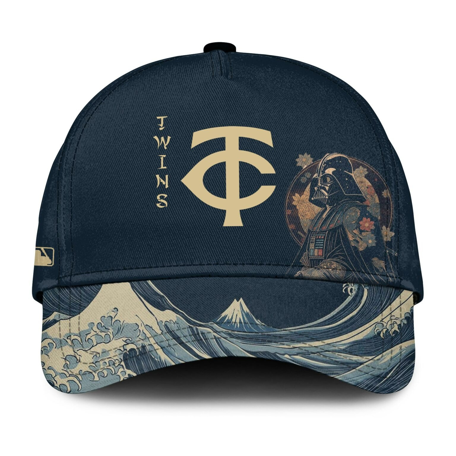 Minnesota Twins Darth Vader Japanese Wave Baseball Hat 2025 MLB Crossover Cap