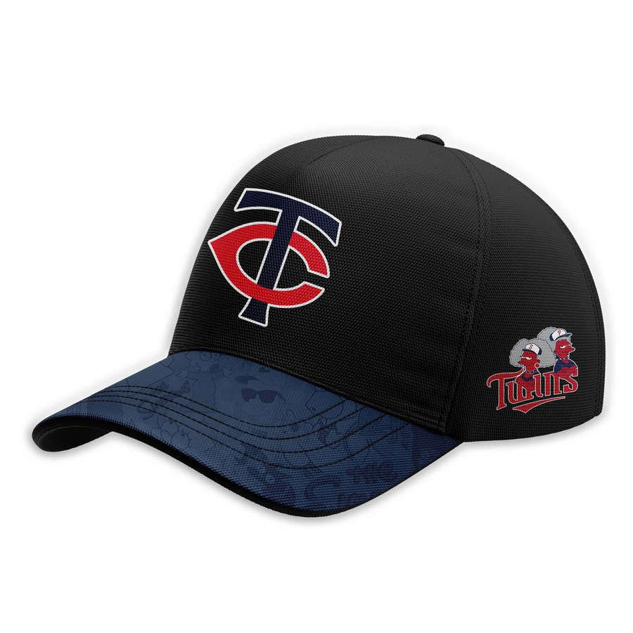 Minnesota Twins Mix The Simpsons Heritage Hat Gifts For Husband