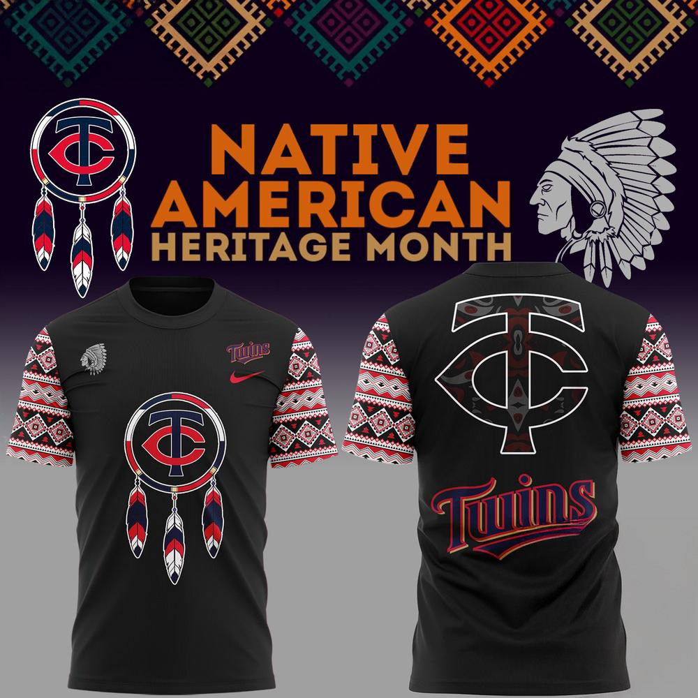 Minnesota Twins National American Indian Heritage Month 2025 Shirt Presents For Baseball Fans