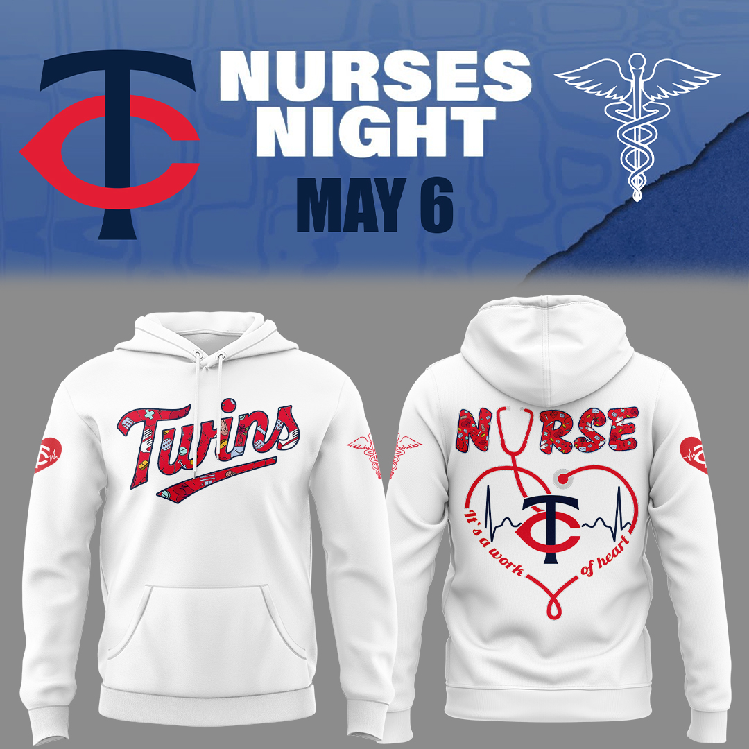 Minnesota Twins Nurses Night Hoodie Gift Ideas For Baseball Players