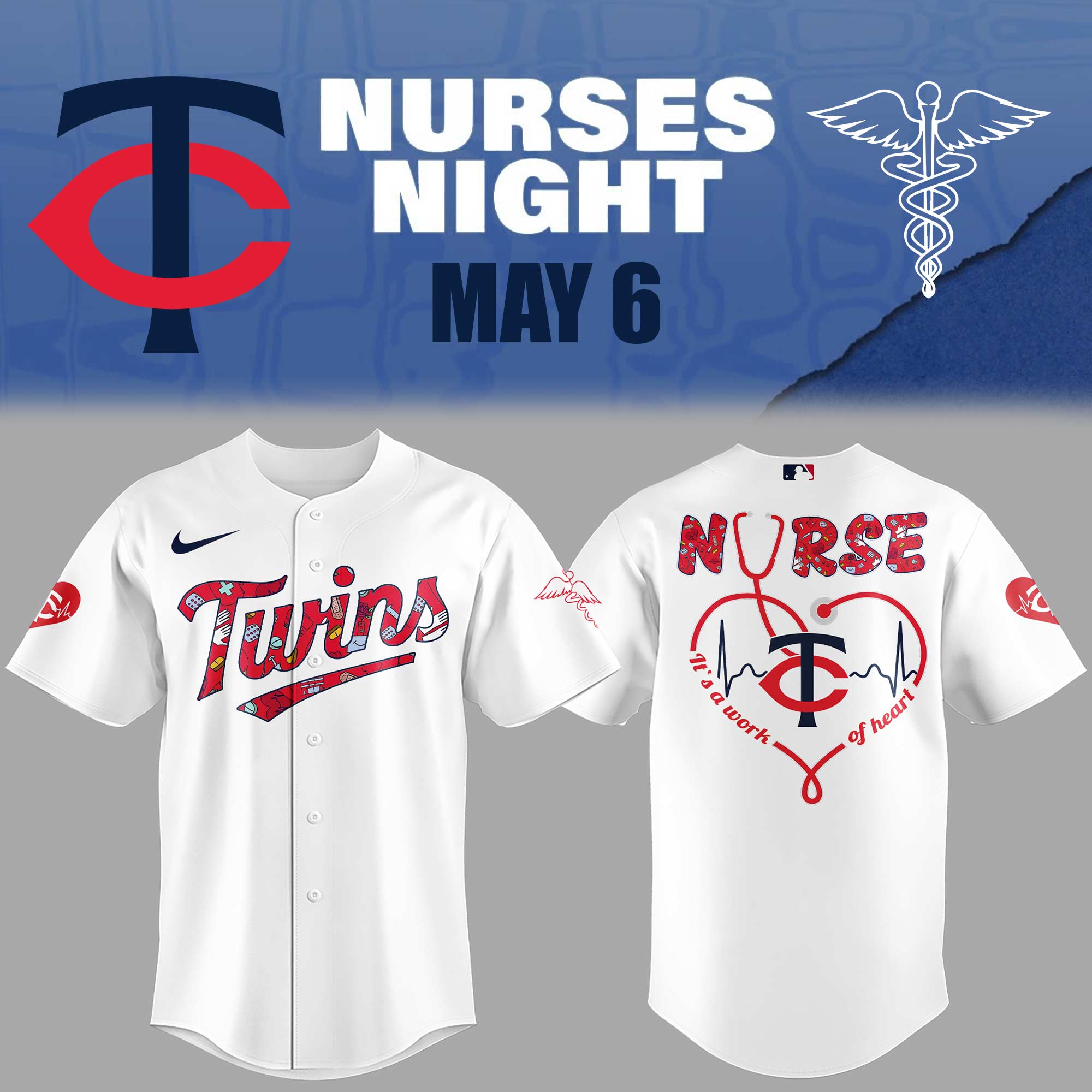 Minnesota Twins Nurses Night Jersey Baseball Gifts Ideas