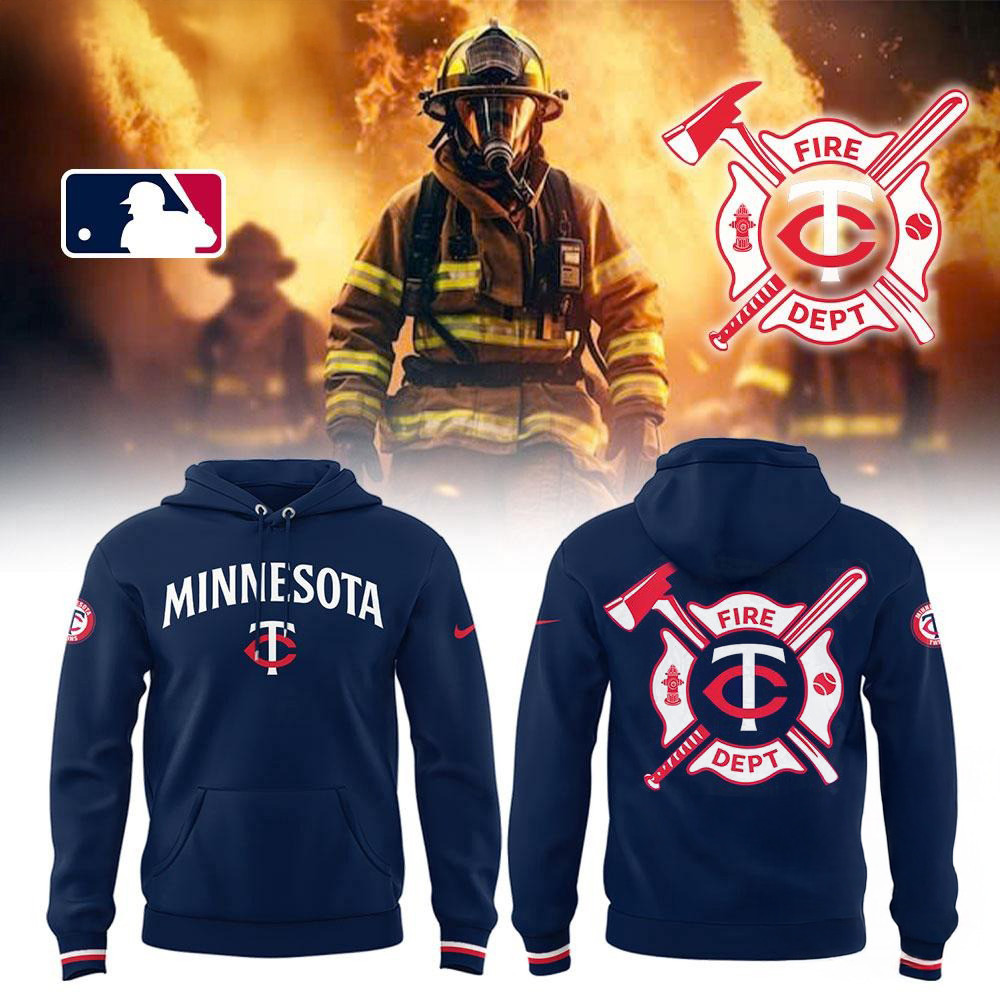 Minnesota Twins x Firefighter Appreciation Night 2025 Hoodie Gift Ideas For Basketball Lovers