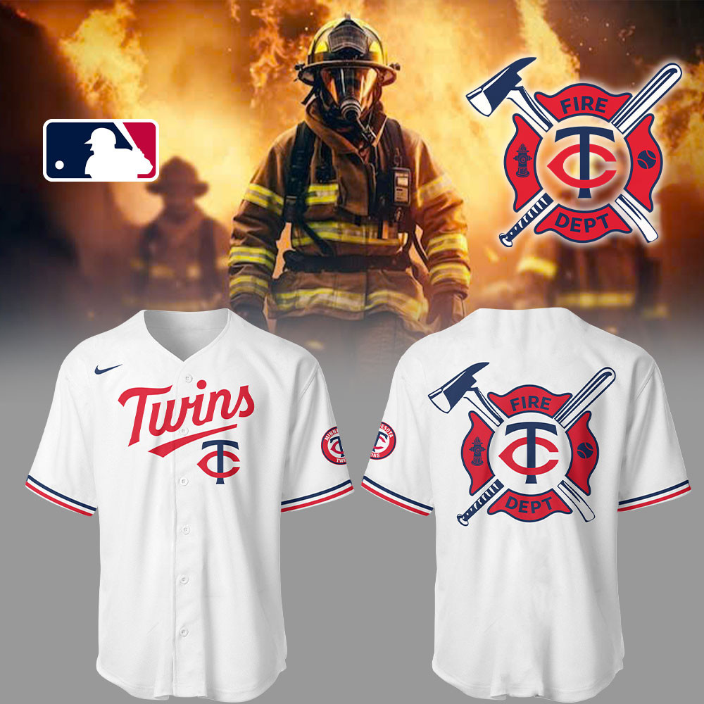 Minnesota Twins x Firefighter Appreciation Night Jersey Unique Baseball Gifts