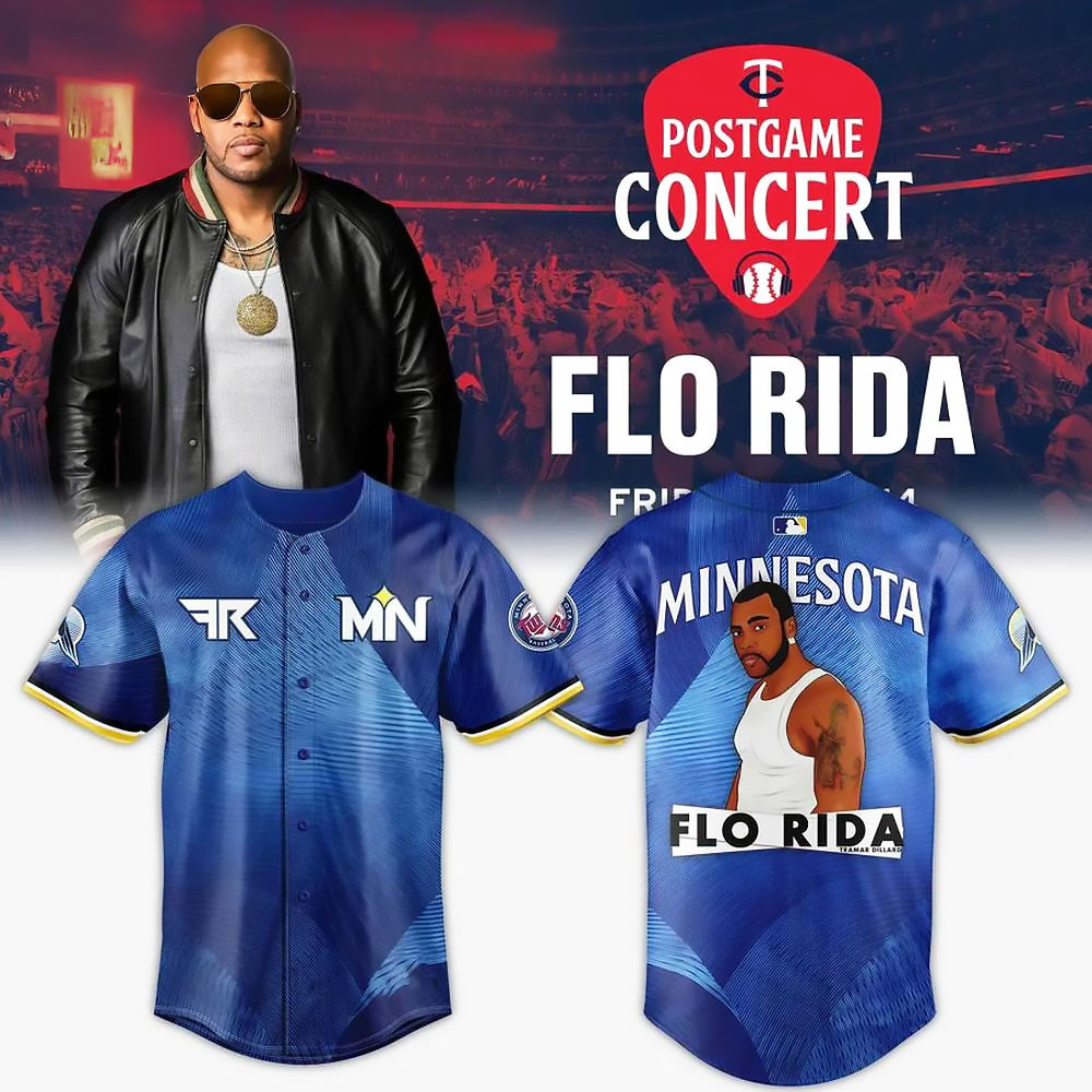 Minnesota Twins x Florida Postgame Concert Limited Edition Baseball Jersey Fans Gifts