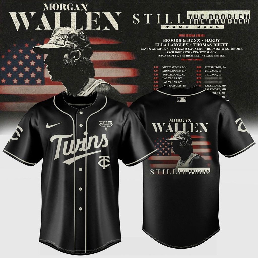 Minnesota Twins x Morgan Wallen Still The Problem Tour Jersey Twins Merch For Fans Minnesota Twins x Morgan Wallen Still The Problem Tour Jersey Twins Merch For Fans