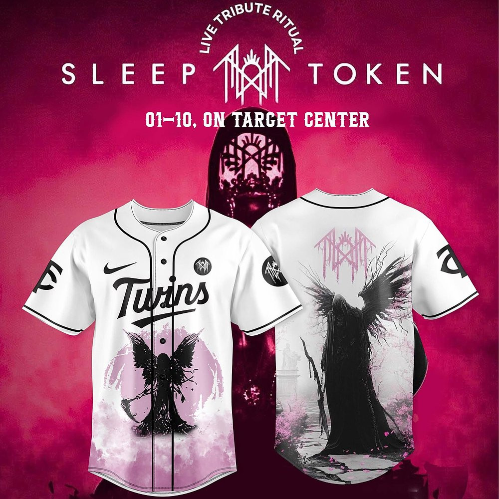 Minnesota Twins x Sleep Token Baseball Jersey Special Gift For Baseball Supporters