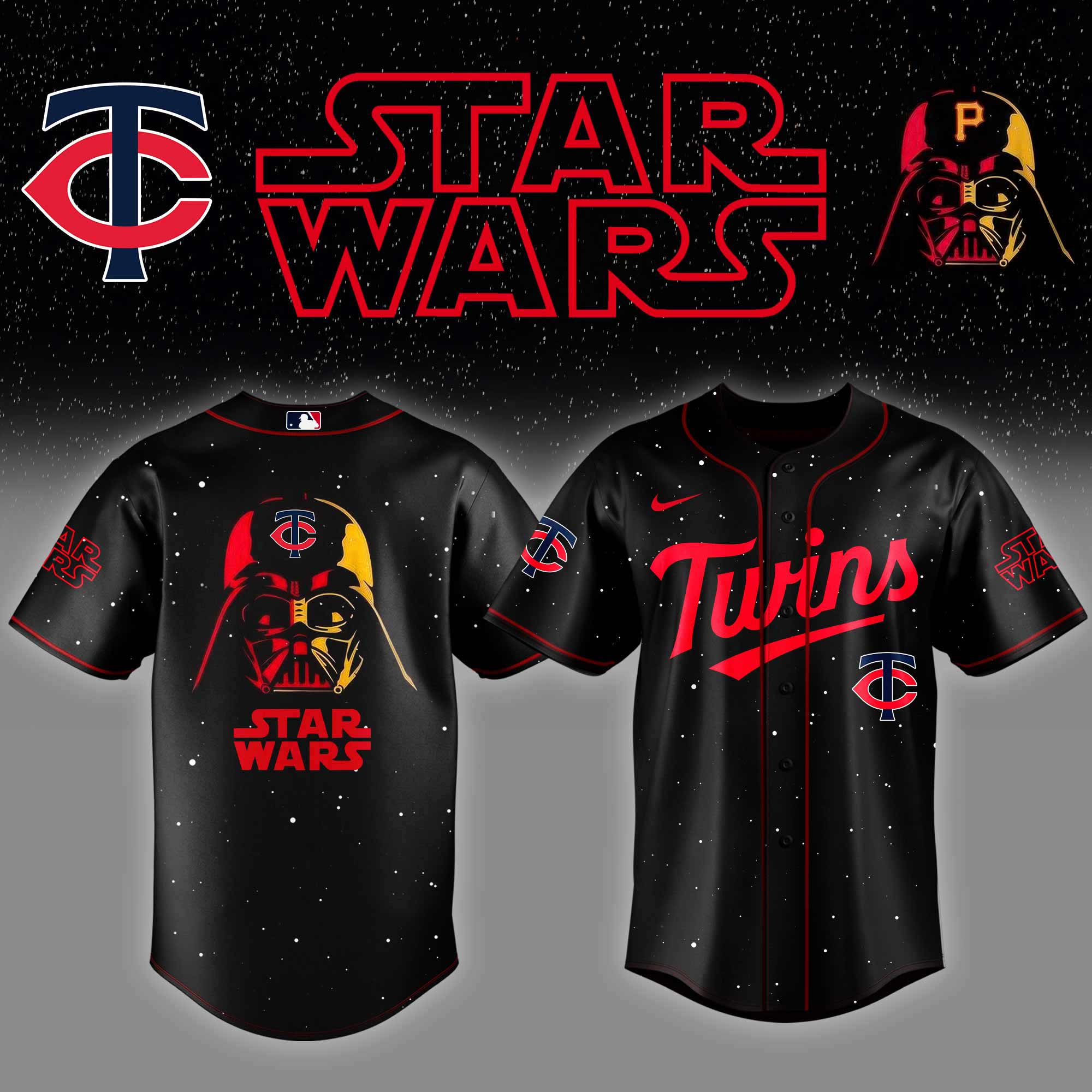 Minnesota Twins x Stars Wars Night Baseball Jersey Baseball Gifts