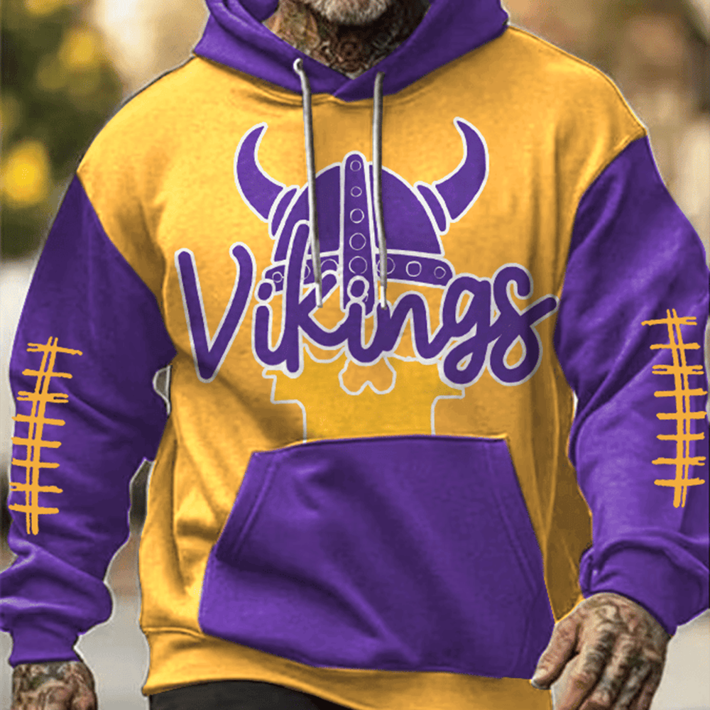 Minnesota Vikings Football Hoodie Game Day Football Hoodie Minnesota Vikings Fan Gear