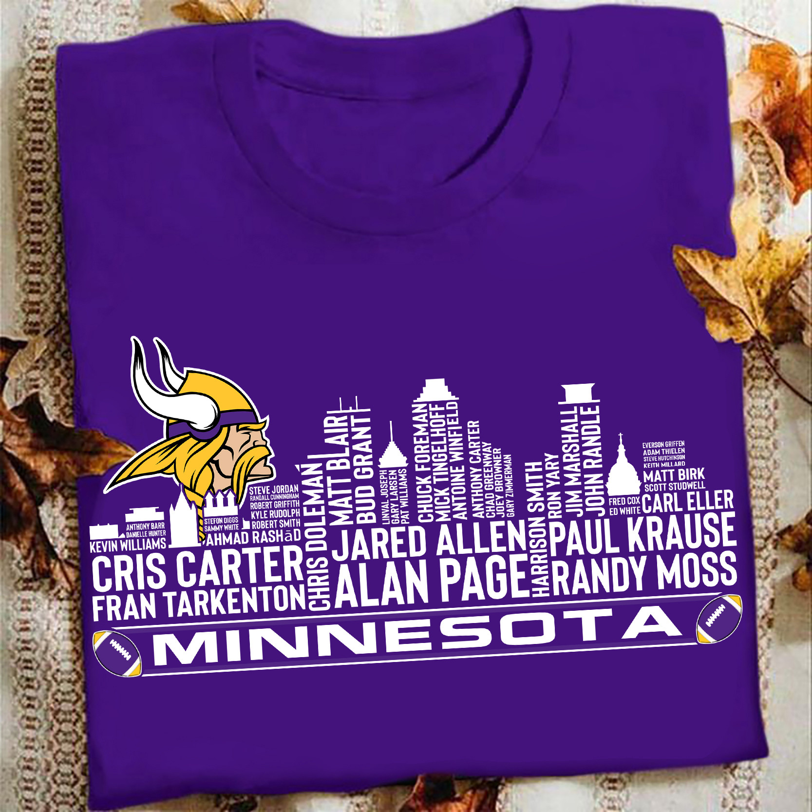 Minnesota Vikings Legacy T-Shirt Minnesota City Skyline Shirt Gifts For Football Fans