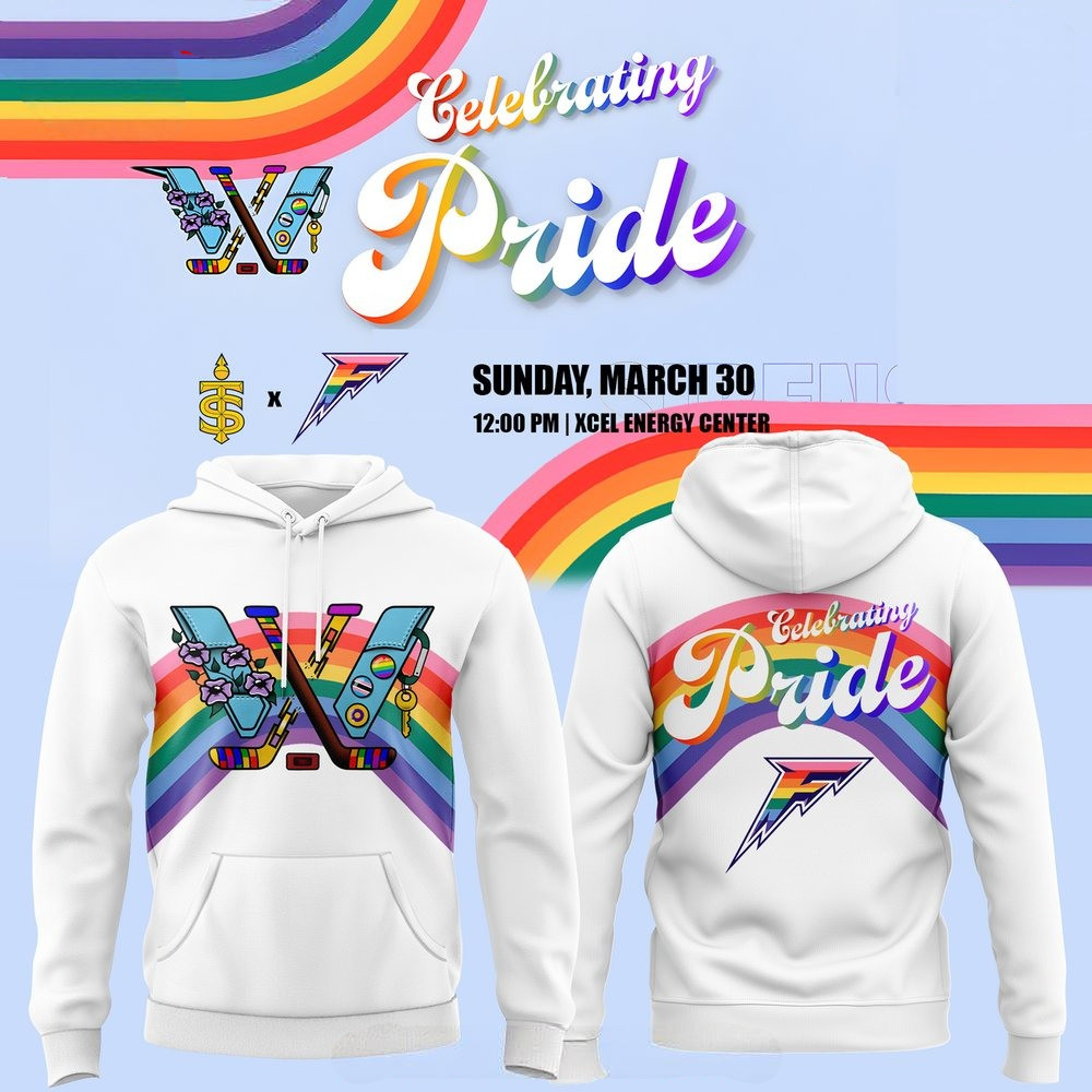 Minnesota Wild Celebrating Pride 2025 Hoodie Pride Month Merch Good Gifts For Hockey Fans