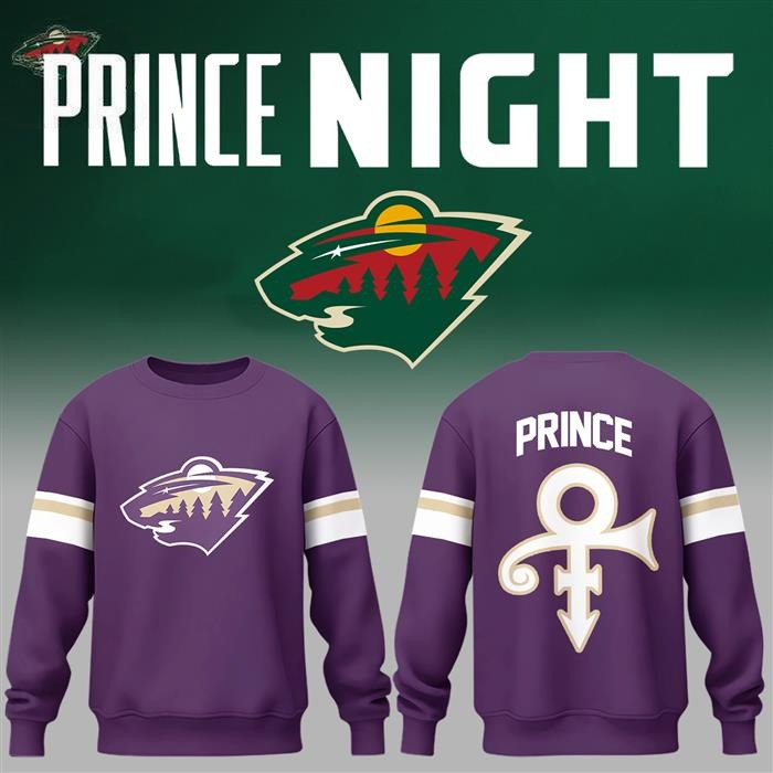 Minnesota Wild Prince Night Sweatshirt Gifts For Hockey Fan
