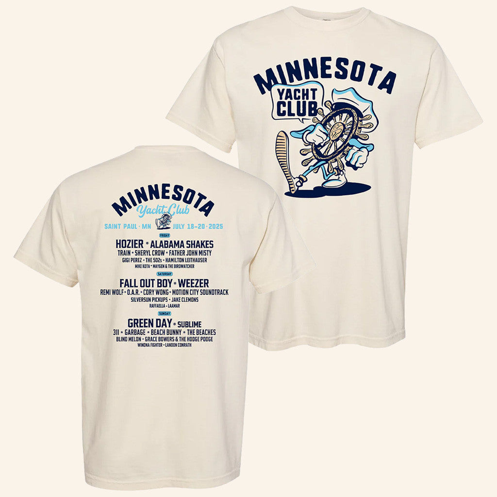 Minnesota Yacht Club Festival Merch 2025 Wheel T-Shirt Gifts For Besties Minnesota Yacht Club Festival Merch 2025 Wheel T-Shirt Gifts For Besties
