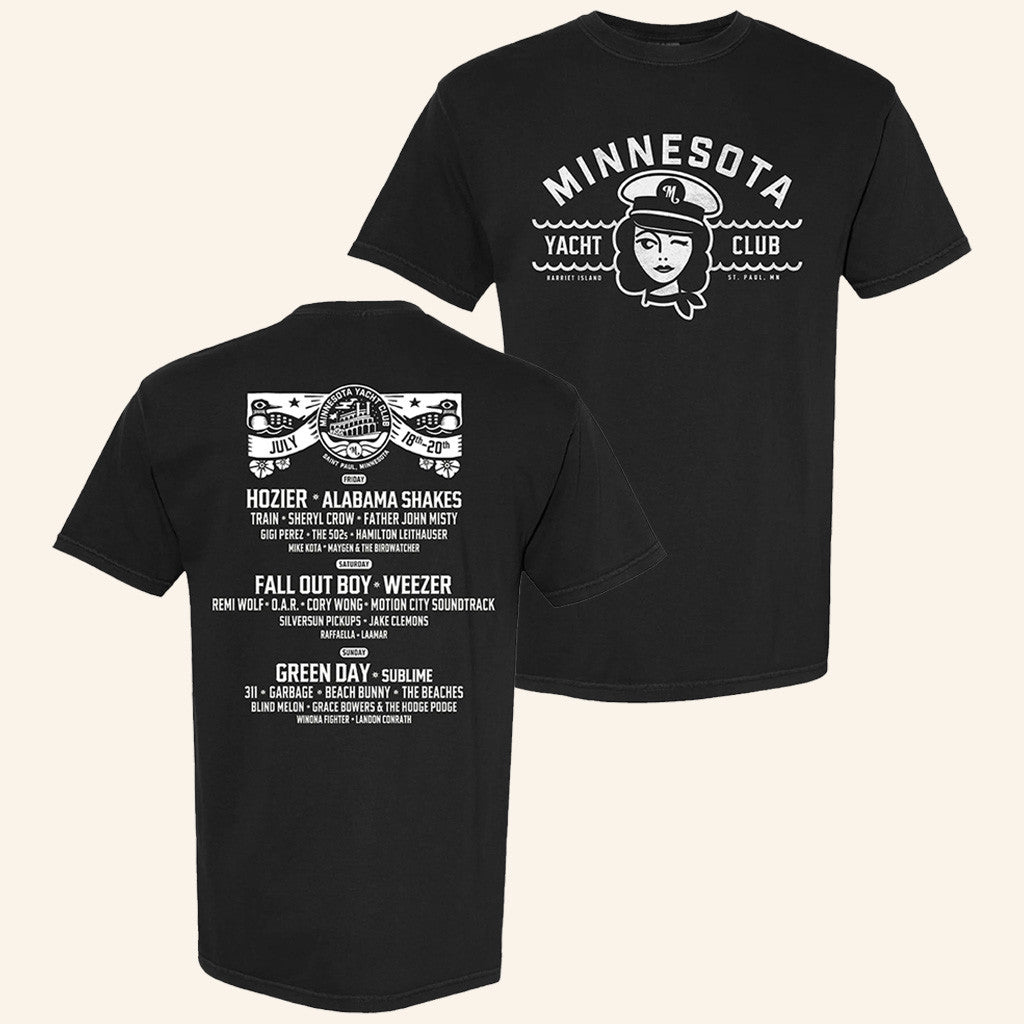 Minnesota Yacht Club Festival Merch 2025 Wink T-Shirt Gifts For Besties Minnesota Yacht Club Festival Merch 2025 Wink T-Shirt Gifts For Besties