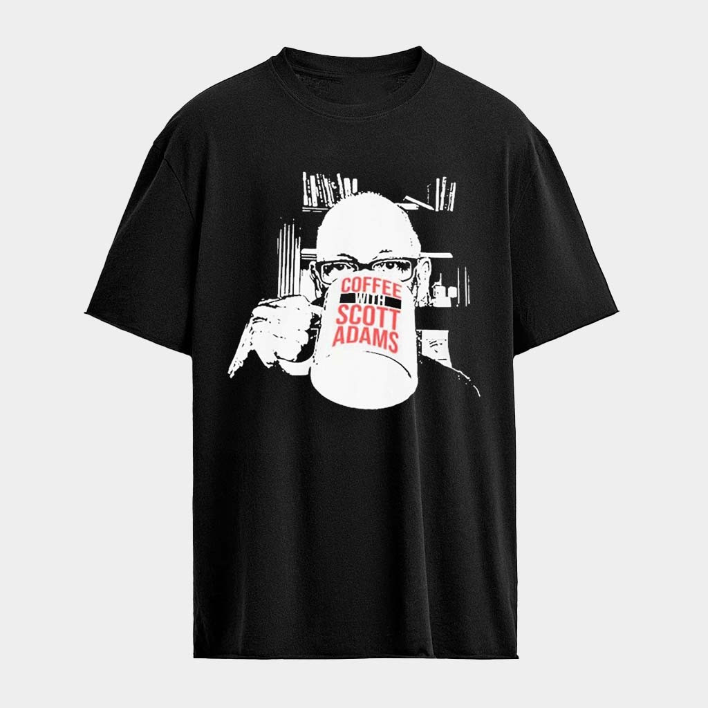 Mintzy Sup Fellas Coffee With Scott Adams T-Shirt Birthday Gift For Dad