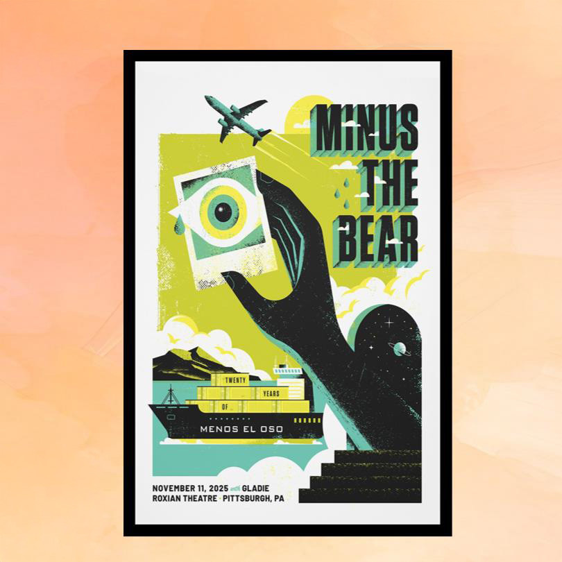 Minus The Bear Merch Pittsburgh PA Nov 11 2025 Tour Poster Gift Ideas For Rock Music Lovers