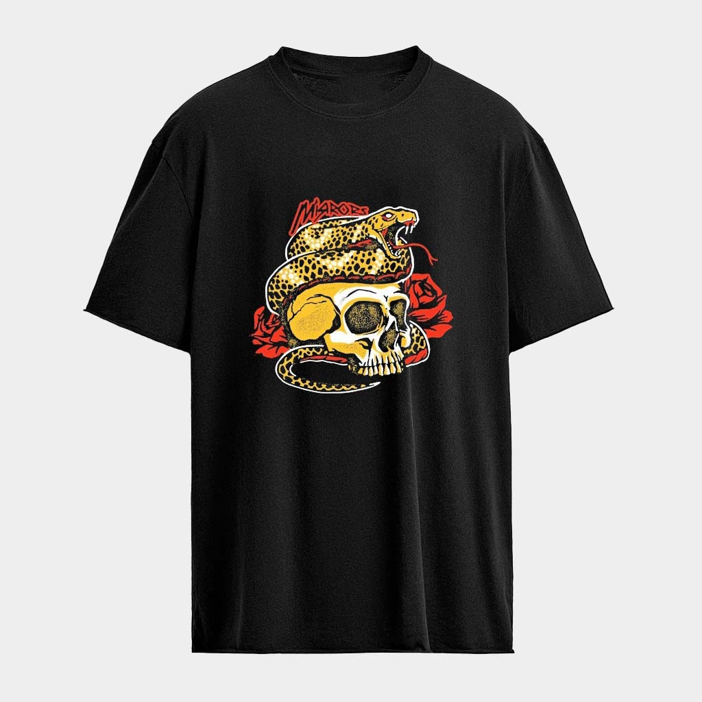 Mirrors Snake Skull T-Shirt Unique Birthday Gift For Husband
