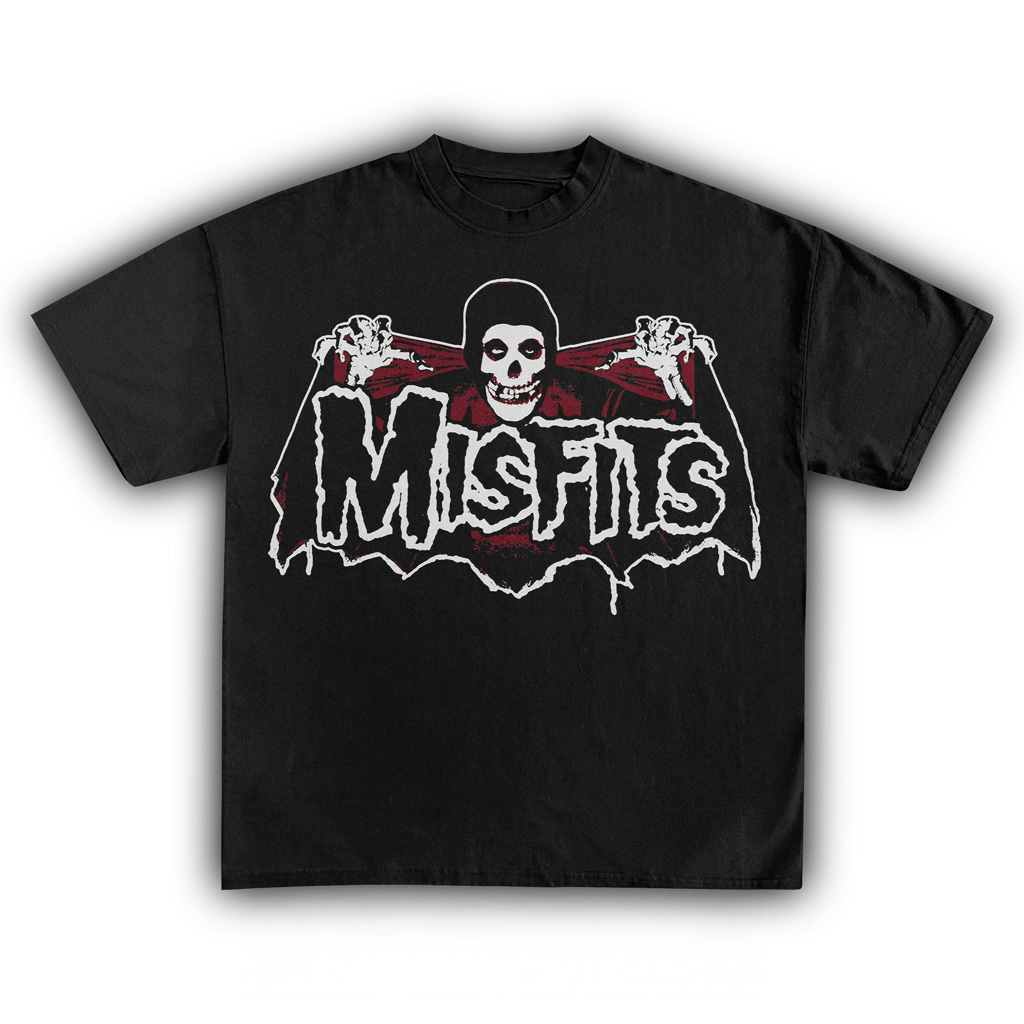Misfits Crimson Ghost Vintage T-Shirt Black Fan Merch Presents For Music Lovers Misfits Crimson Ghost Vintage T-Shirt Black Fan Merch Presents For Music Lovers