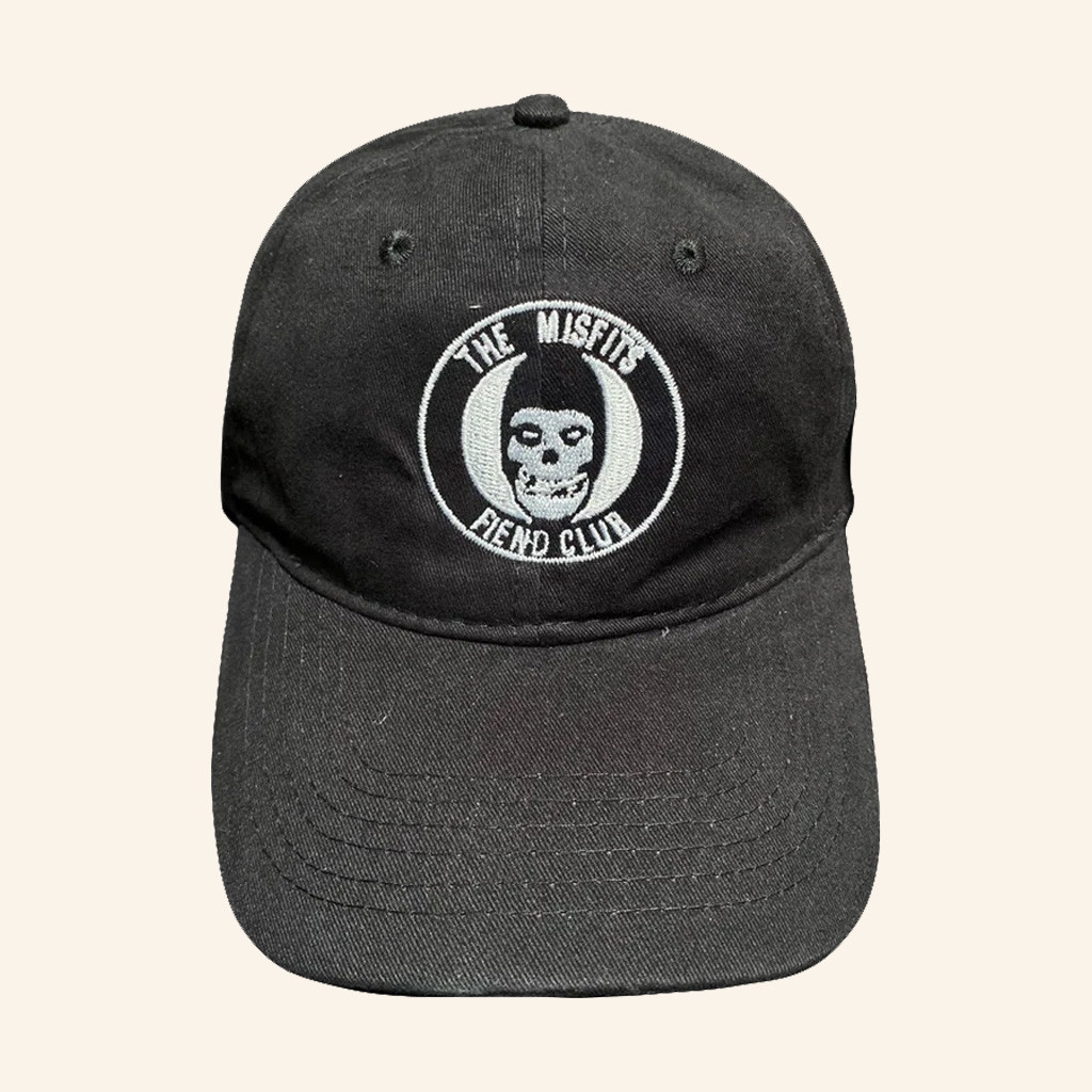 Misfits Merch Fiend Club Embroidered Snapback Hat Gift Ideas For Father