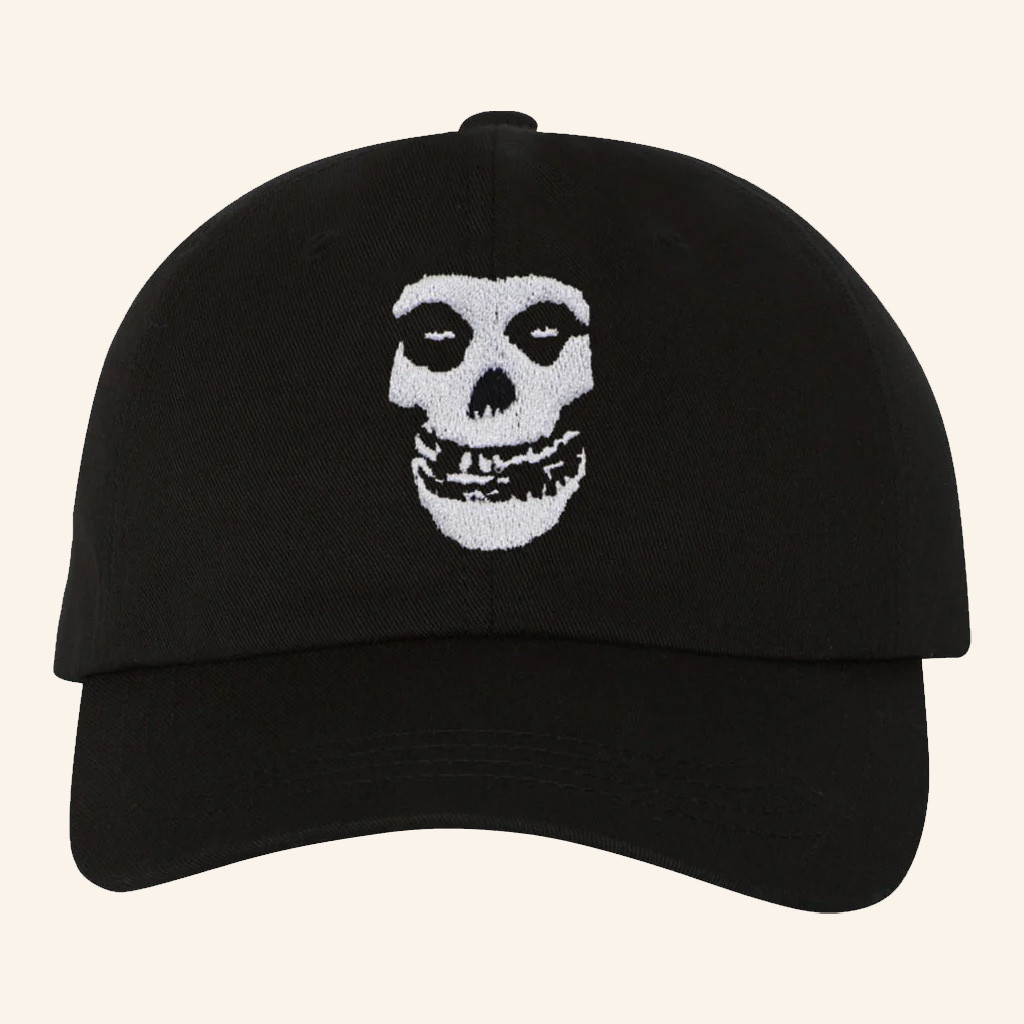 Misfits Merch Misfits Fiend Skull Embroidered Hat Best Gifts For Rock Fans