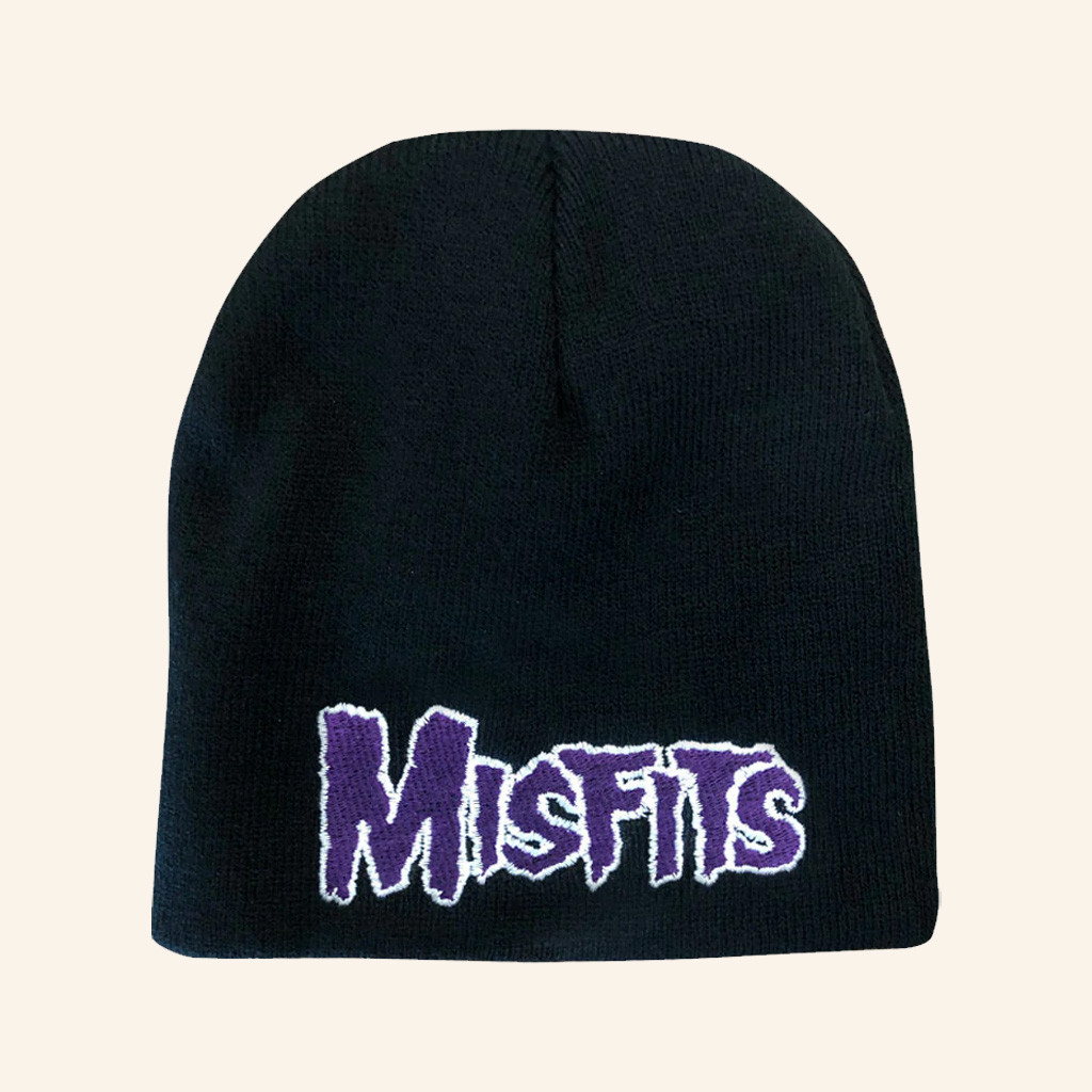 Misfits Merch Misfits Logo Embroidered Beanie Best Birthday Gift For Him