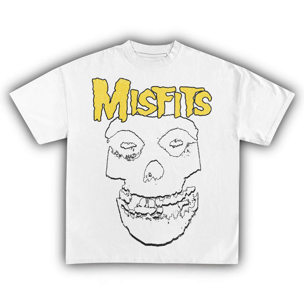 Misfits Vintage White T-Shirt Misfits Merch Music Unique Gifts For Music Lovers Misfits Vintage White T-Shirt Misfits Merch Music Unique Gifts For Music Lovers