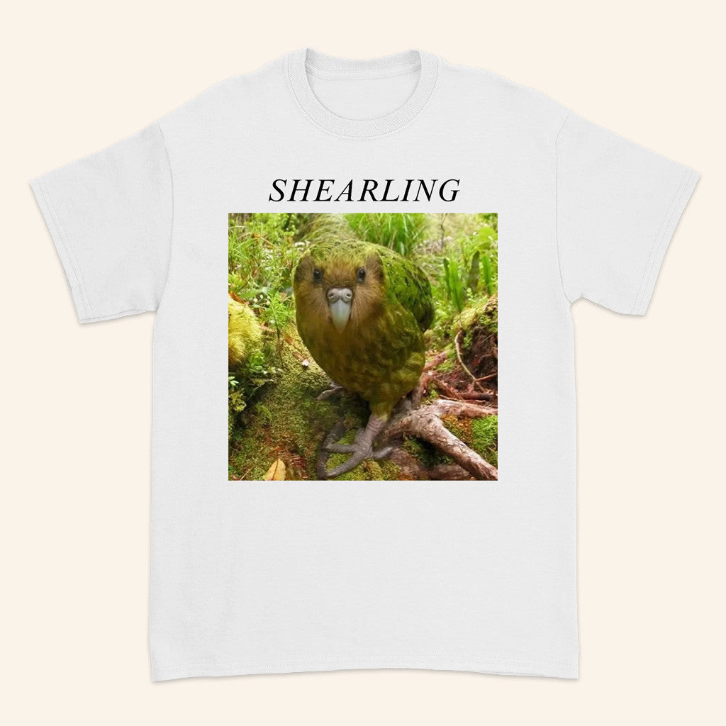 Mishap Records Merch Shearling Kakapo T-Shirt Gifts For Besties