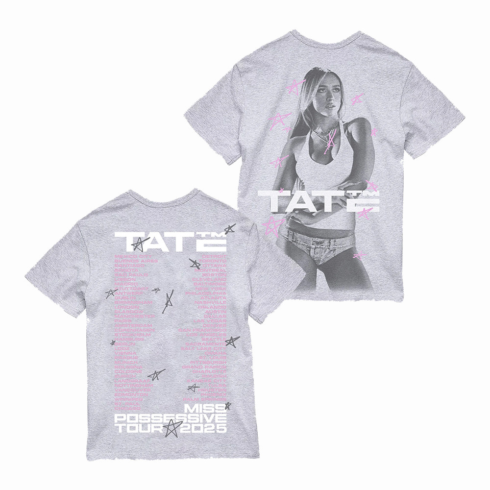 Miss Possessive 2025 T-Shirt Tate Mcrae Merch Gifts For Boyfriend