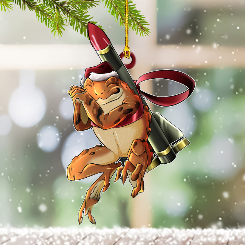 Missile Toad Ornament Funny Christmas Tree Decorations Best Gifts For 2024