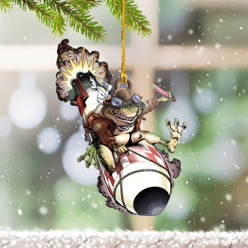 Missile Toad Ornament Funny Toad Christmas Tree Decorations Ideas 2024
