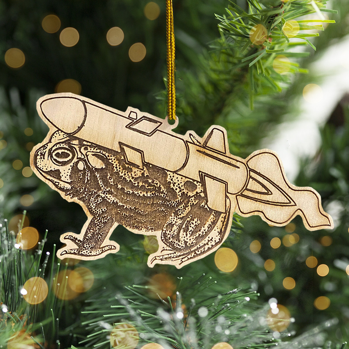 Missile Toad Ornament Missile Toad Meme Christmas Decorations 2024