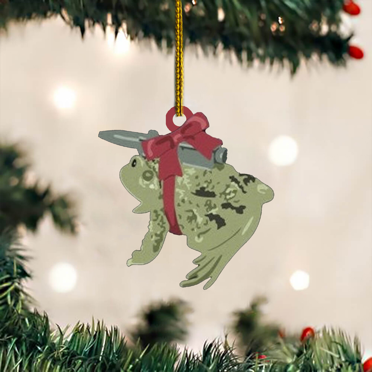Missile Toad Ornament Missle Toad Meme Christmas Ornament 2024
