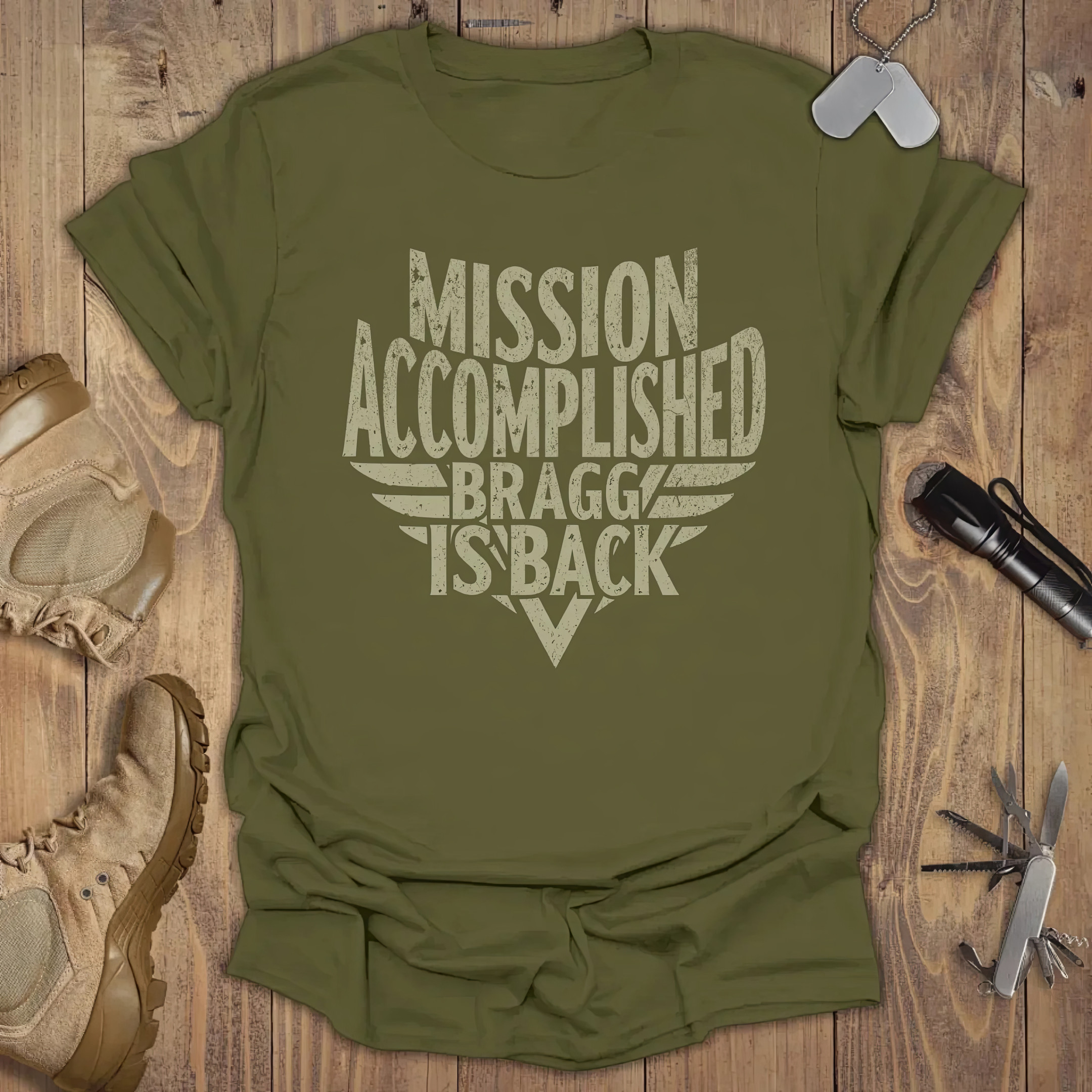 Mission Accomplished Bragg Is Back T-Shirt Good Gifts For Mom