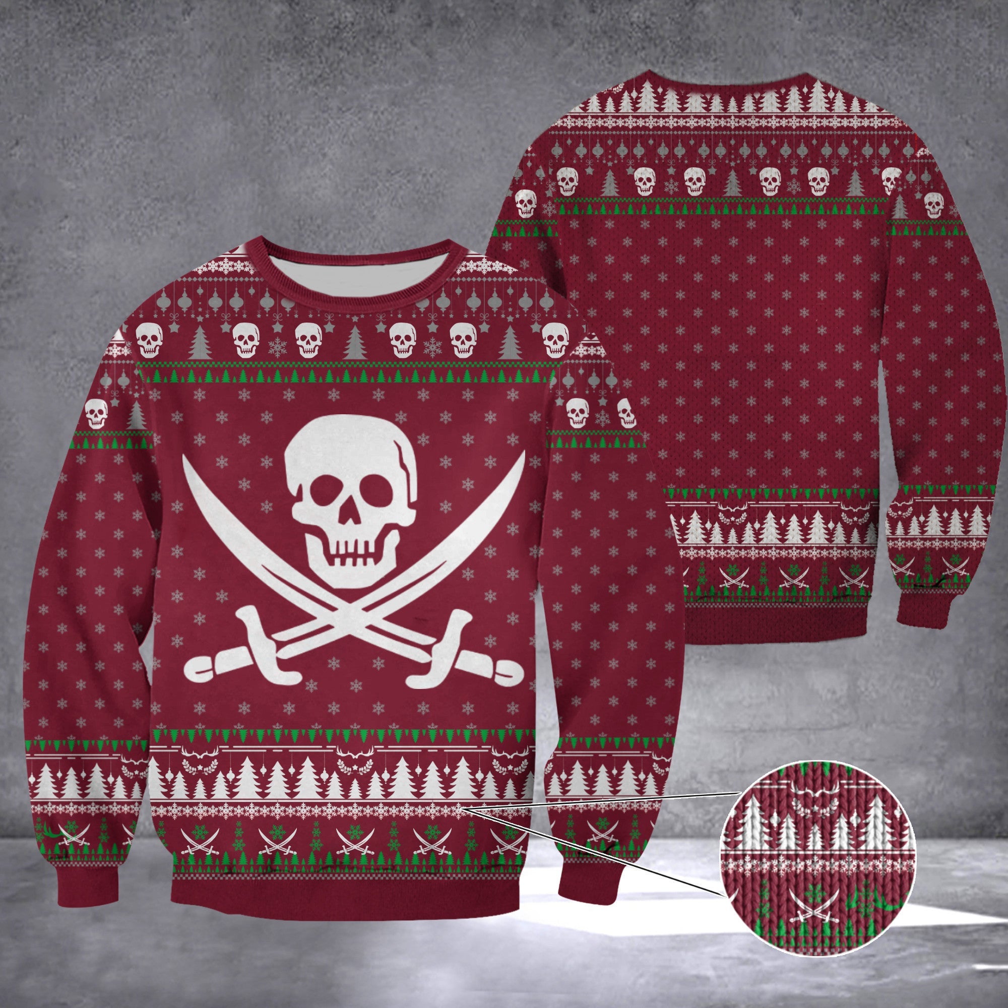 Mississippi State Pirate Ugly Christmas Sweater Pirate Clothing Presents Mississippi State Pirate Ugly Christmas Sweater Pirate Clothing Presents