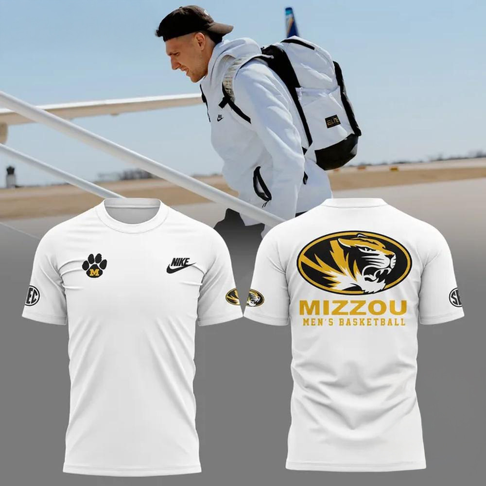 Missouri Tigers Men's Basketball 2025 Special New T-Shirt Gifts For Basketball Fan