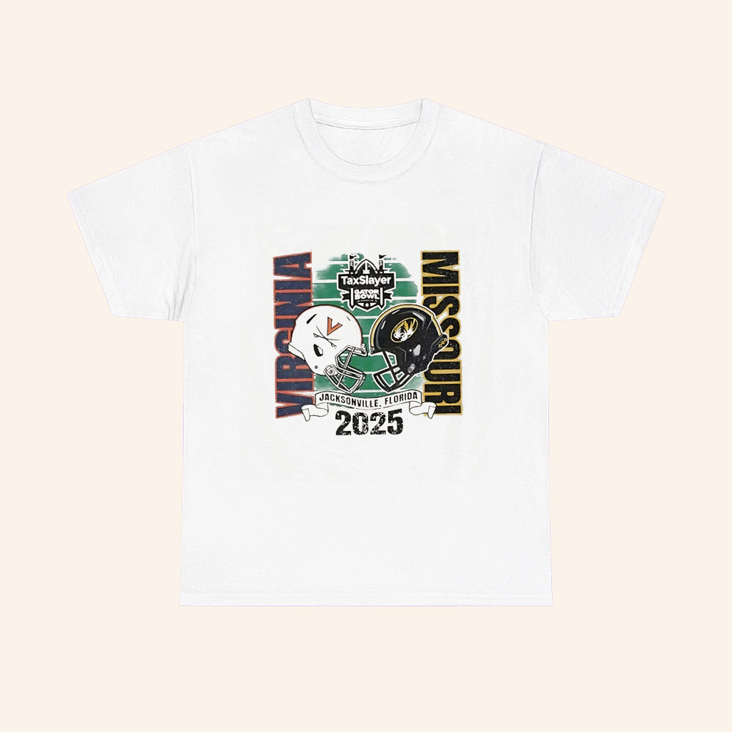 Missouri Tigers Vs Virginia 2025 Gator Bowl Head To Head T Shirt