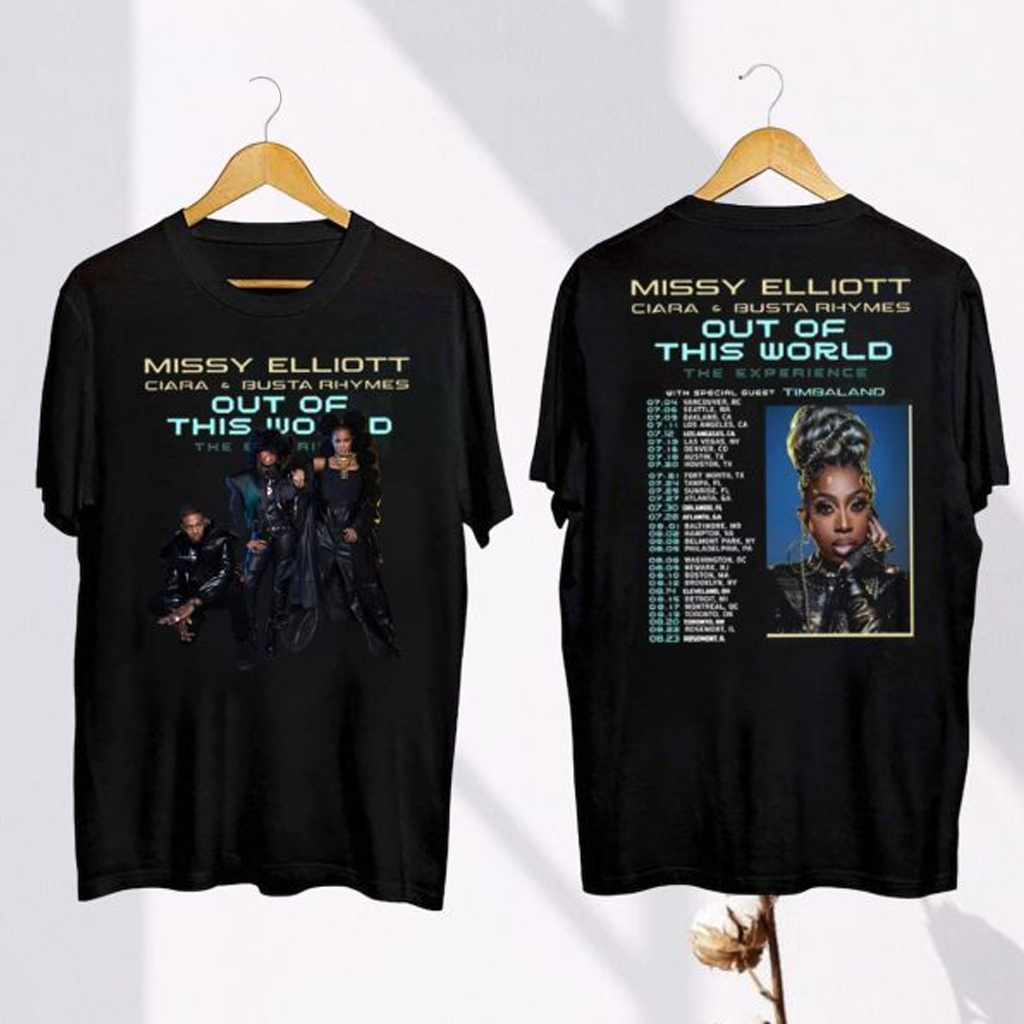 Missy Elliott Out Of This World Tour Shirt Missy Elliott Merch Gift For Rap Lovers