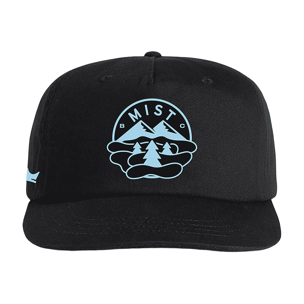 Mist Basketball Club Hat Black Unrivaled Basketball Merch Sports Fan Gifts