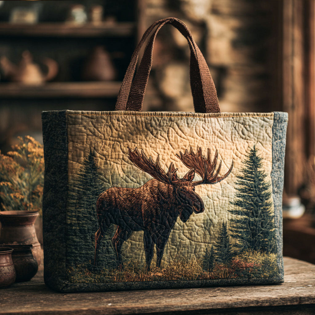 Misty Creek Quilted Tote Bag Gifts For Forest Lovers